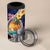 Hafa Adai Guam Seal Latte Stones Artwork 4 in 1 Can Cooler Tumbler