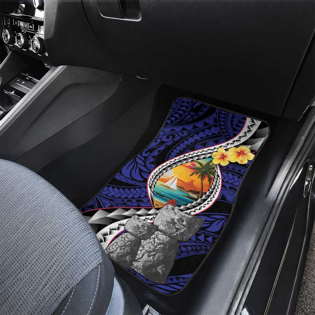 Hafa Adai Guam Seal Latte Stones Artwork Car Mats LT9 - Polynesian Pride