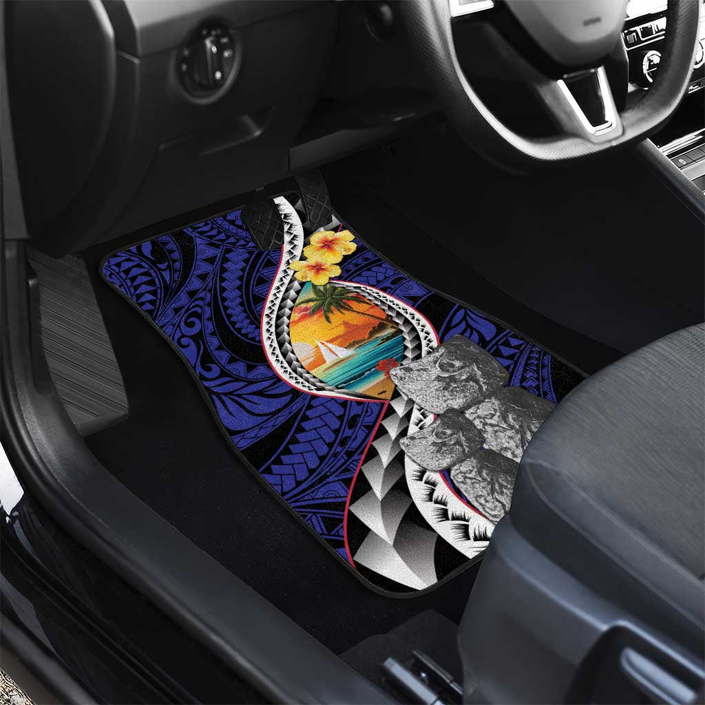 Hafa Adai Guam Seal Latte Stones Artwork Car Mats LT9 - Polynesian Pride