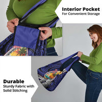 Hafa Adai Guam Seal Latte Stones Artwork Grocery Bag