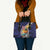 Hafa Adai Guam Seal Latte Stones Artwork Leather Bag - Polynesian Pride