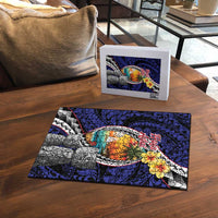 Hafa Adai Guam Seal Latte Stones Artwork Puzzle - Polynesian Pride