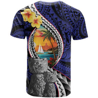 Hafa Adai Guam Seal Latte Stones Artwork T Shirt