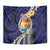 Hafa Adai Guam Seal Latte Stones Artwork Tapestry