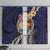 Hafa Adai Guam Seal Latte Stones Artwork Window Curtain