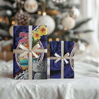 Hafa Adai Guam Seal Latte Stones Artwork Wrapping Paper - Polynesian Pride