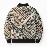 Niho Taniwha Kowhaiwhai Bomber Puffer Jacket - Polynesian Pride