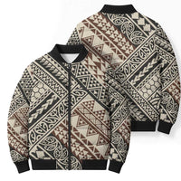 Niho Taniwha Kowhaiwhai Bomber Puffer Jacket - Polynesian Pride