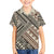 Niho Taniwha Kowhaiwhai Family Matching Long Sleeve Bodycon Dress and Hawaiian Shirt