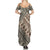 Niho Taniwha Kowhaiwhai Family Matching Summer Maxi Dress and Hawaiian Shirt