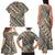 Niho Taniwha Kowhaiwhai Family Matching Tank Maxi Dress and Hawaiian Shirt