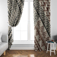 Niho Taniwha Kowhaiwhai Window Curtain