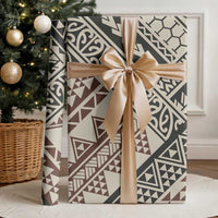 Niho Taniwha Kowhaiwhai Wrapping Paper - Polynesian Pride