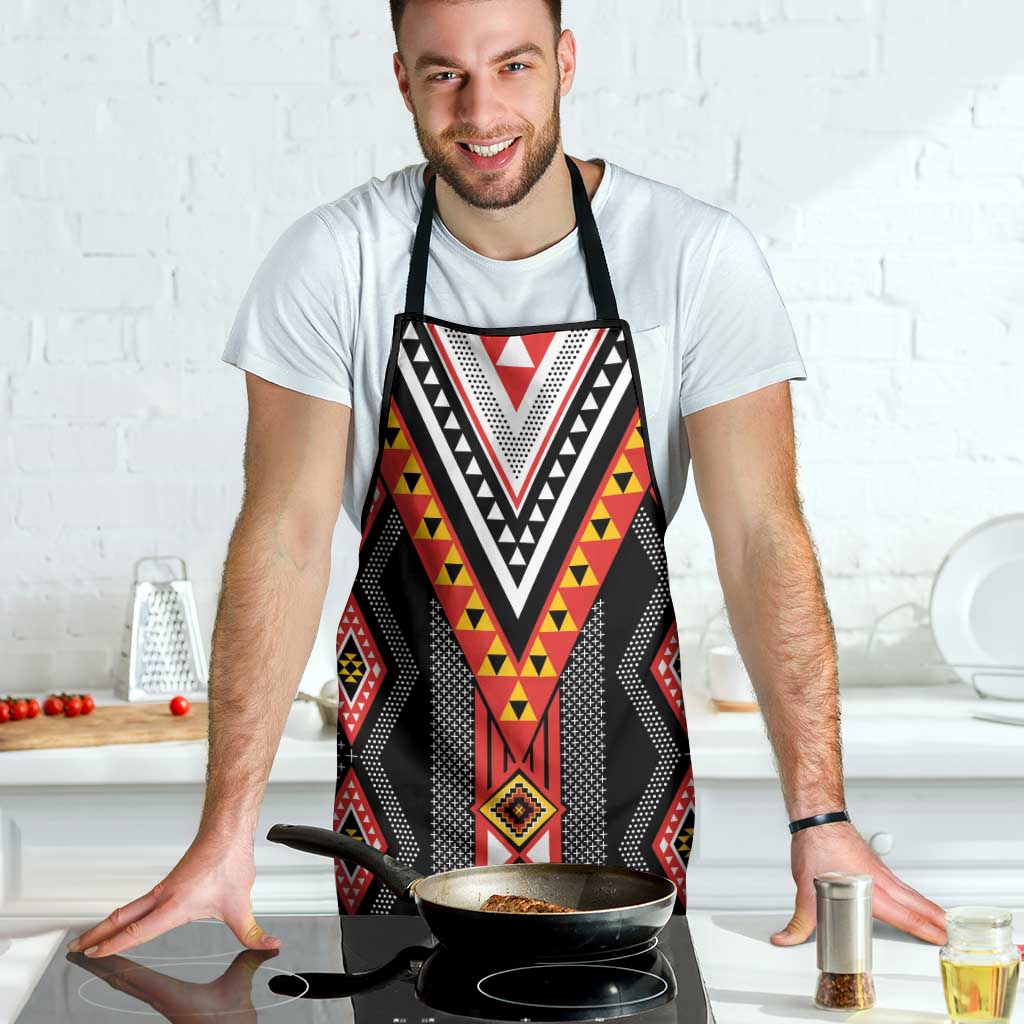 Niho Taniwha Taniko Motif Apron - Polynesian Pride