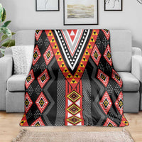 Niho Taniwha Taniko Motif Blanket