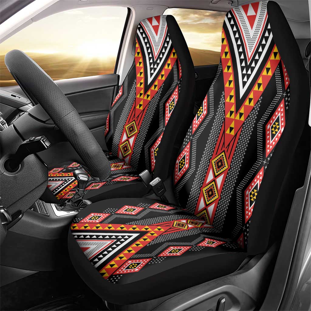 Niho Taniwha Taniko Motif Car Seat Cover
