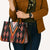 Niho Taniwha Taniko Motif Leather Bag - Polynesian Pride