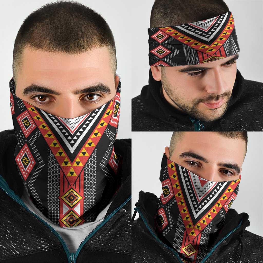 Niho Taniwha Taniko Motif Neck Gaiter - Polynesian Pride