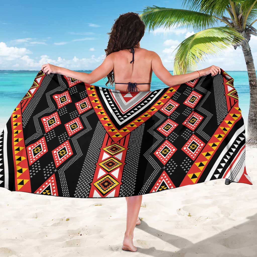 Niho Taniwha Taniko Motif Sarong