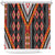 Niho Taniwha Taniko Motif Shower Curtain