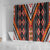Niho Taniwha Taniko Motif Shower Curtain