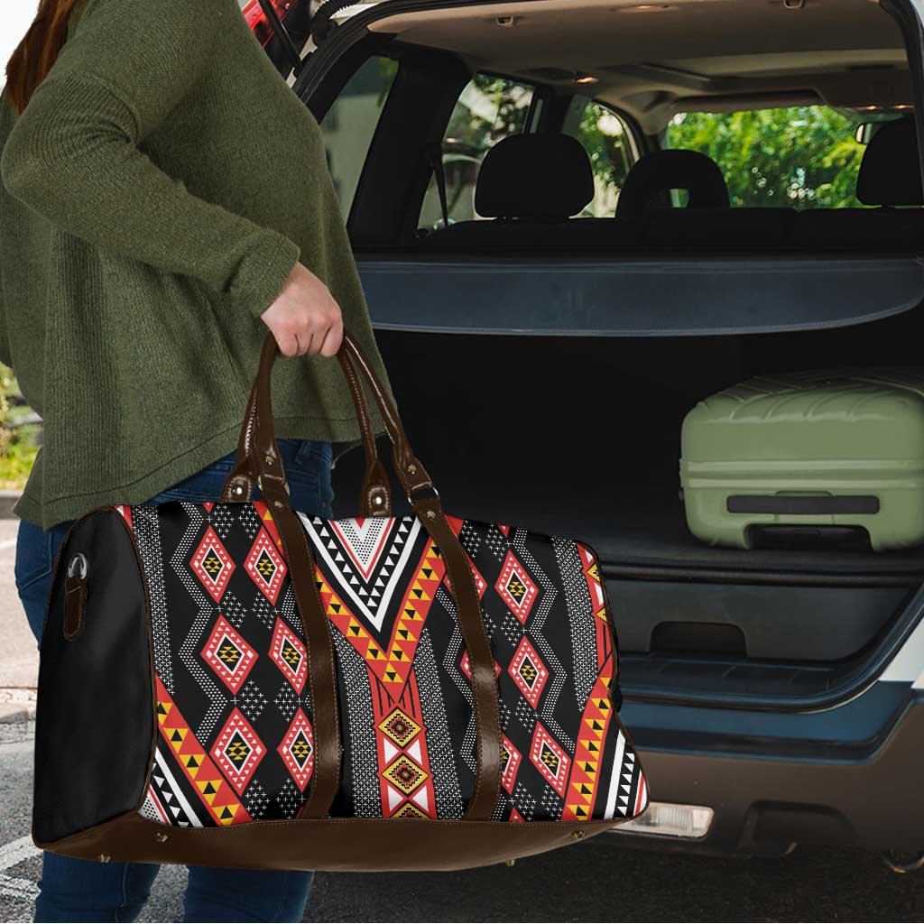 Niho Taniwha Taniko Motif Travel Bag - Polynesian Pride