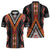 Niho Taniwha Taniko Motif Zipper Polo Shirt - Polynesian Pride