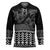 Black Taniko Kowhaiwhai Tukutuku Motif Hockey Jersey - Polynesian Pride