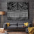 Black Taniko Kowhaiwhai Tukutuku Motif Tapestry