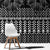 Black Taniko Kowhaiwhai Tukutuku Motif Window Curtain