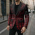 Red Taniko Kowhaiwhai Tukutuku Motif Blazer - Polynesian Pride