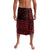 Red Taniko Kowhaiwhai Tukutuku Motif Lavalava