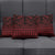 Red Taniko Kowhaiwhai Tukutuku Motif Pillow Cover - Polynesian Pride