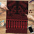 Red Taniko Kowhaiwhai Tukutuku Motif Puzzle - Polynesian Pride