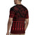 Red Taniko Kowhaiwhai Tukutuku Motif Rugby Jersey