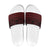 Red Taniko Kowhaiwhai Tukutuku Motif Slide Sandals - Polynesian Pride