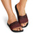 Red Taniko Kowhaiwhai Tukutuku Motif Slide Sandals - Polynesian Pride