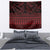 Red Taniko Kowhaiwhai Tukutuku Motif Tapestry