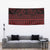 Red Taniko Kowhaiwhai Tukutuku Motif Tapestry