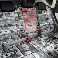ANZAC Day Gallipoli Campaign Back Car Seat Cover To The End They Remain LT9 - Polynesian Pride