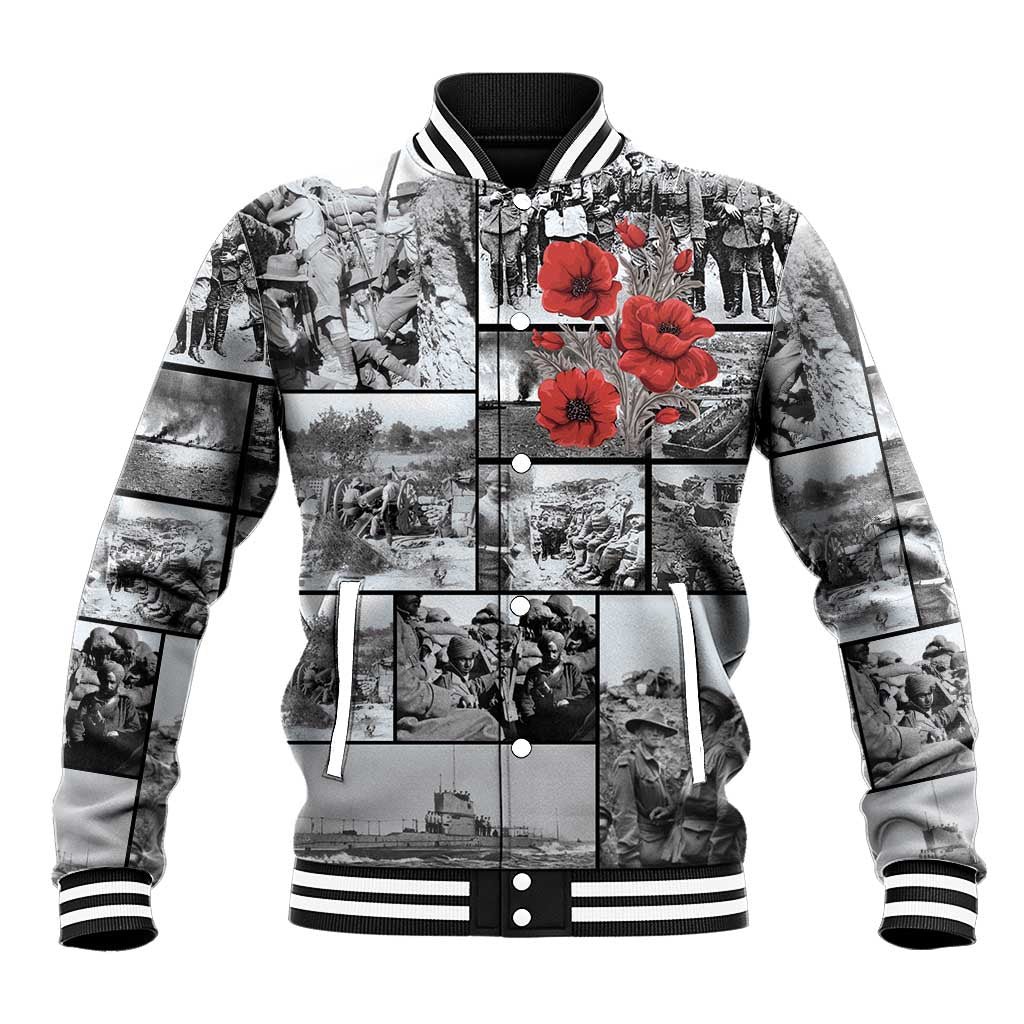 ANZAC Day Gallipoli Campaign Baseball Jacket To The End They Remain