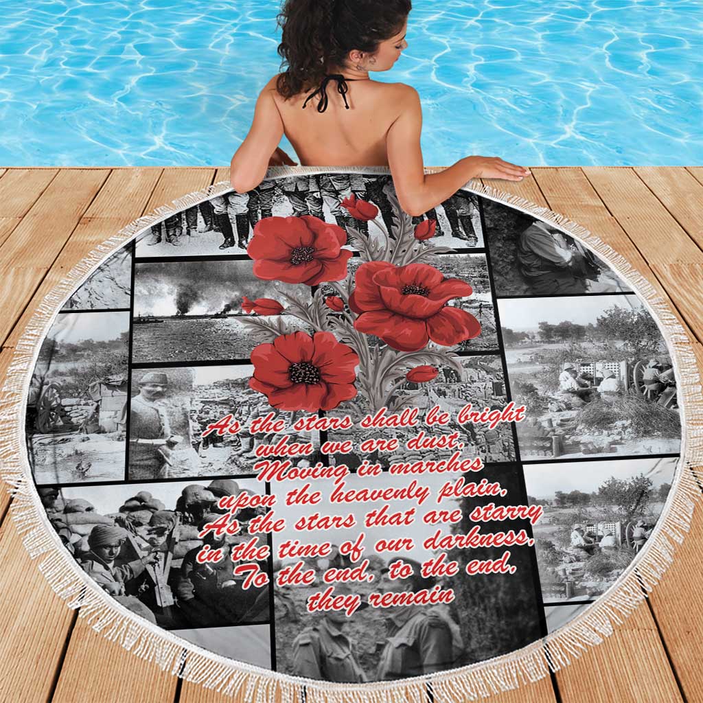 ANZAC Day Gallipoli Campaign Beach Blanket To The End They Remain