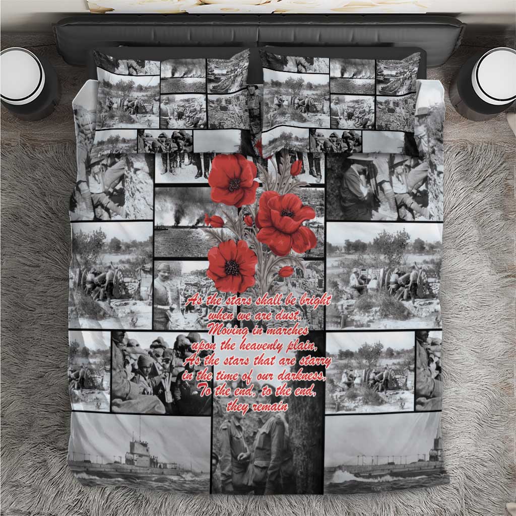 ANZAC Day Gallipoli Campaign Bedding Set To The End They Remain