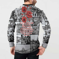 ANZAC Day Gallipoli Campaign Button Sweatshirt To The End They Remain