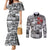 ANZAC Day Gallipoli Campaign Couples Matching Mermaid Dress and Long Sleeve Button Shirt To The End They Remain