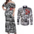 ANZAC Day Gallipoli Campaign Couples Matching Off Shoulder Maxi Dress and Long Sleeve Button Shirt To The End They Remain