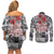 ANZAC Day Gallipoli Campaign Couples Matching Off Shoulder Short Dress and Long Sleeve Button Shirt To The End They Remain
