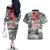 ANZAC Day Gallipoli Campaign Couples Matching Off The Shoulder Long Sleeve Dress and Hawaiian Shirt To The End They Remain