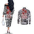ANZAC Day Gallipoli Campaign Couples Matching Off The Shoulder Long Sleeve Dress and Long Sleeve Button Shirt To The End They Remain