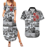 ANZAC Day Gallipoli Campaign Couples Matching Summer Maxi Dress and Hawaiian Shirt To The End They Remain